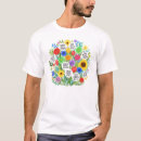 Recherche de bouquet tshirts Fleurs colorées