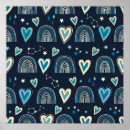Recherche de motif de coeur posters Abstrait