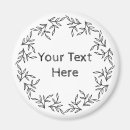 Recherche de cadre noir magnets Rond