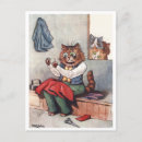 Recherche de tailleur cartes postales Illustration