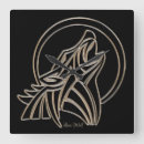 Recherche de loup noir horloges Lune