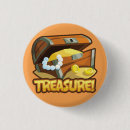 Recherche de trésor de pirate badges Butin