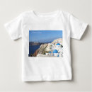 Recherche de grec bébé tshirts Santorini