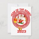 Recherche de année du lapin vœux cartes Nouvelle année chinoise