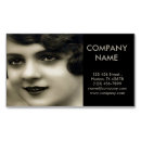 Recherche de maquillage vintage cartes visite Coiffeur