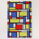 Recherche de mondrian puzzles Bloc de couleur