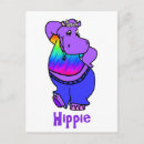 Recherche de hippopotame drôle cartes postales Mignon