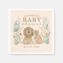Recherche de lions les serviettes Baby shower garçon