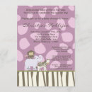Recherche de girly baby shower invitations Jungle