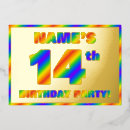 Recherche de spectre invitations Coloré