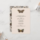 Recherche de nature abstraite invitations Papillon