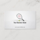 Recherche de joueur de tennis cartes visite Instructeur