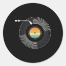 Recherche de album disque vinyle autocollants Amoureux de musique