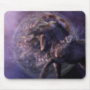 Recherche de licorne noire tapis souris Imaginaire