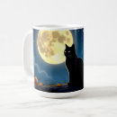 Recherche de nuit de halloween tasses Clair de lune
