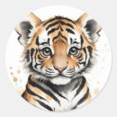 Recherche de visage tigre autocollants Jungle
