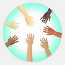 Recherche de travail d équipe autocollants Communauté