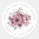 Recherche de floral pourpre rose autocollants Botanique