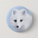 Recherche de renard arctique badges Sauvage