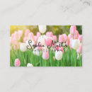 Recherche de tulipes roses cartes visite Floral