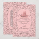 Recherche de princess 16ans anniversaire invitations Élégant