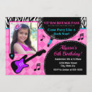 Recherche de pop star invitations Fille