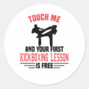 Recherche de kickboxing autocollants Kickboxer