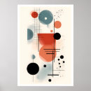 Recherche de gris et rouge posters Moderne