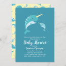 Recherche de narwhal invitations Bébé