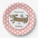 Recherche de dachshund paper assiettes Pour enfants
