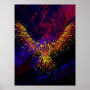 Recherche de oiseau phoenix posters Noir