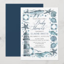 Recherche de coquillages bleus invitations Aquarelle