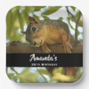 Recherche de écureuil assiettes en papier Mignon