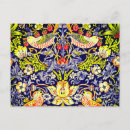 Recherche de william morris design cartes postales Oiseau