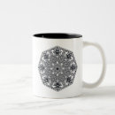 Recherche de mandala tasses Style de zen embrouillement