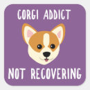 Recherche de corgi dog autocollants Drôle