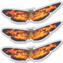 Recherche de papillon orange autocollants Coloré