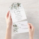 Recherche de vert sapin mariage invitations Moderne