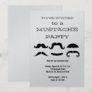 Recherche de la moustache invitations Pour lui