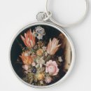 Recherche de fleur artistique porteclés Peinture