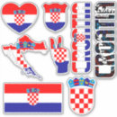 Recherche de symbole croate autocollants Croatie