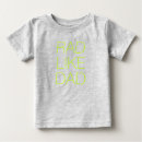 Recherche de papa bébé tshirts Typographie