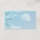 Recherche de nuage bleu cartes visite Entreprise