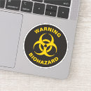 Recherche de biohazard autocollants Jaune