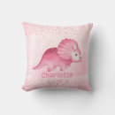 Recherche de dinosaure mignon coussins Rose
