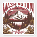 Recherche de washington autocollants Montagnes
