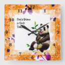 Recherche de orange blanc horloges Fleurs