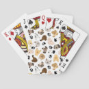 Recherche de chien jeux de cartes Empreintes de pattes