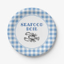 Recherche de crabe assiettes en papier Fête d'été
