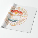 Recherche de feu de camp papier cadeau Campeur